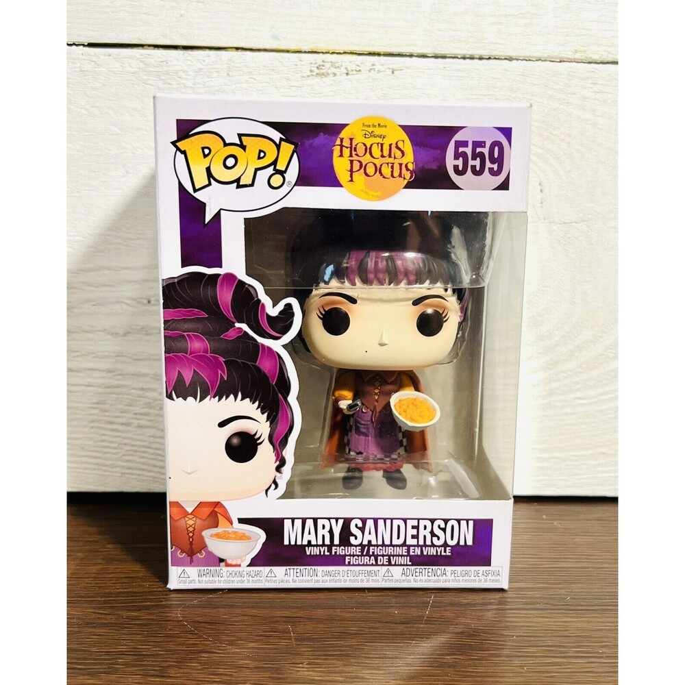 Funko Pop MARY SANDERSON Cheese Puffs #559 Disney Hocus Pocus Halloween Figure